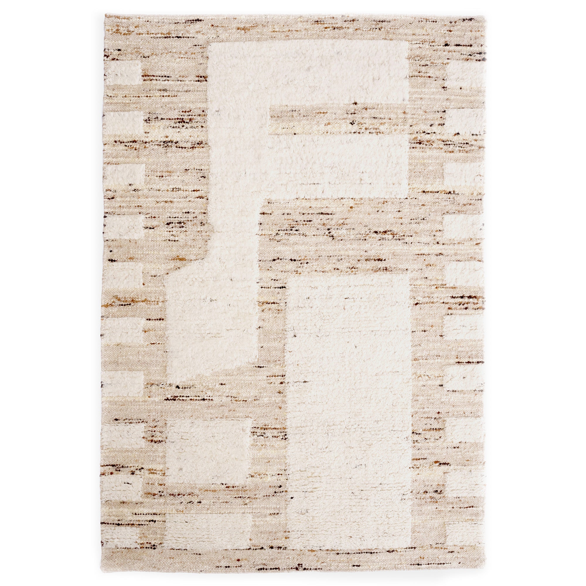 Aria Beige Flat Woven Rug Rectangle image