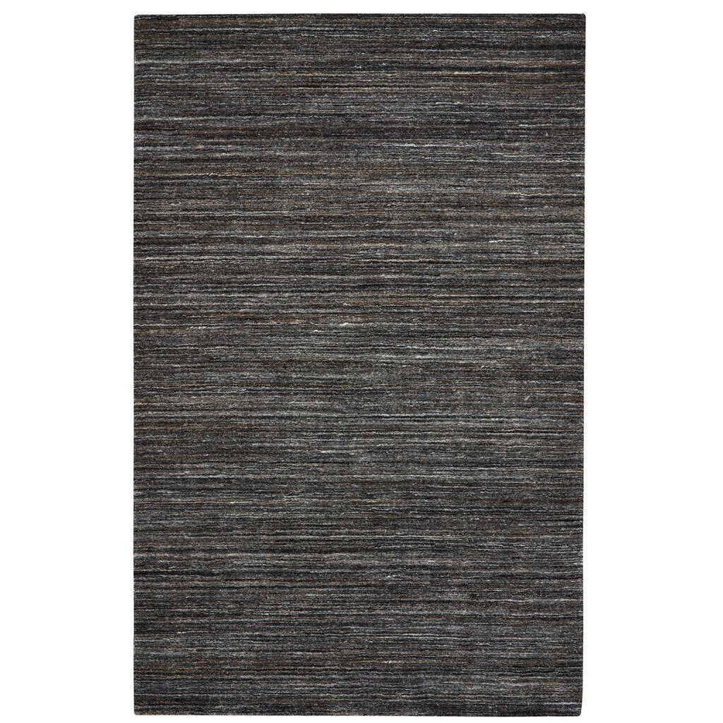 Burke Charcoal Hand Loomed Area Rug Rectangle image