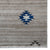 Azteca Indigo Taupe Flat Woven Rug Rectangle Corner image