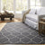 Arabesque Pigeon Flat Woven Rug Rectangle Roomshot image