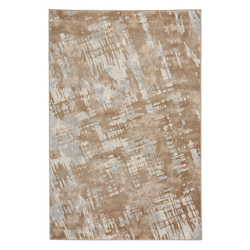 Brushstrokes Marble Machine Woven Rug Rectangle SiloR image