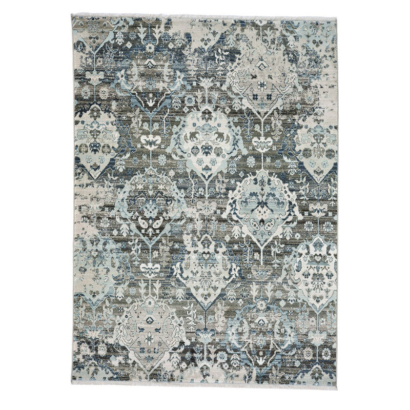 Landis-Isfahan Charcoal Machine Woven Rug Rectangle SiloR image