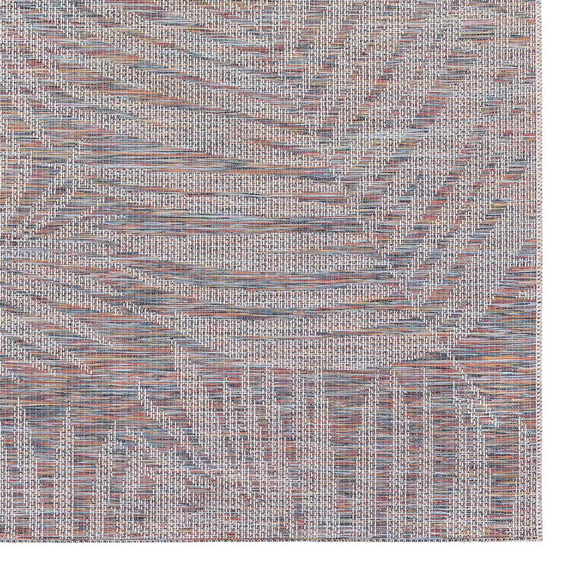 Birchwood Palm Machine Woven Rug Rectangle Corner image