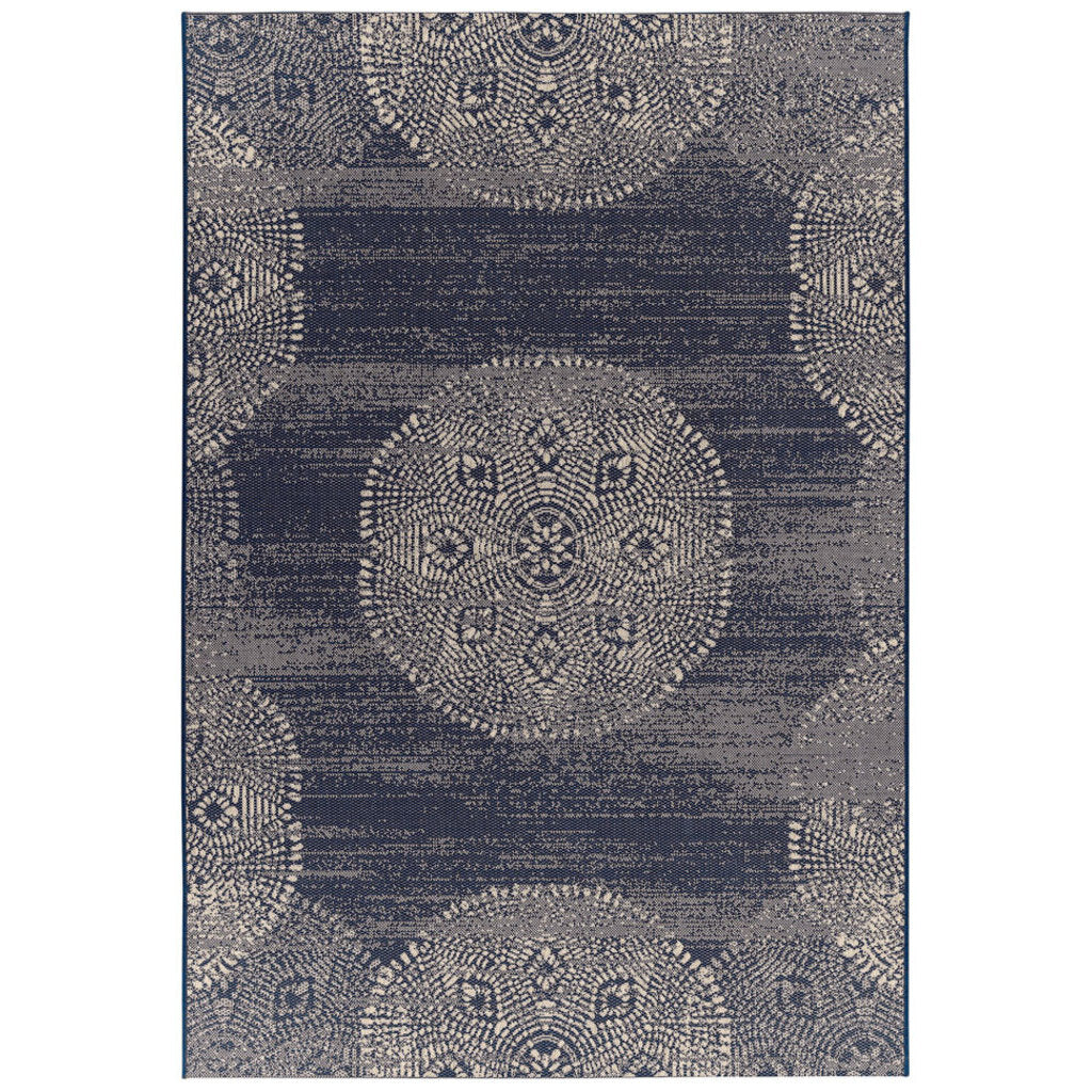 Finesse-Mandala Navy Machine Mad Rectangle image