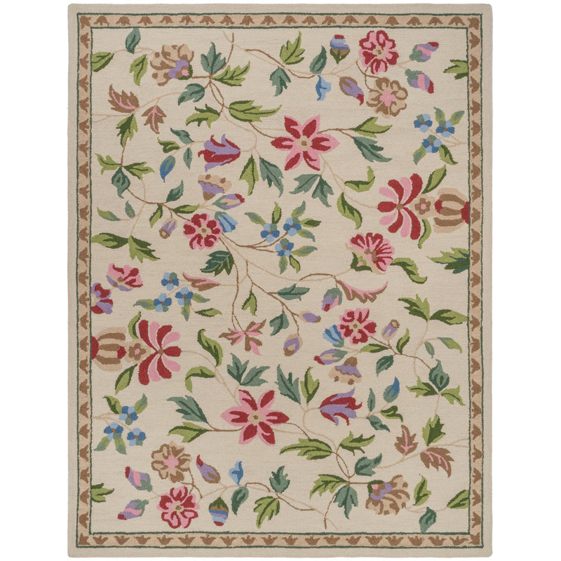 Jardin Rosa Hand Tufted Rug Rectangle SiloR image