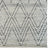 Geometrics Gray Hand Woven Area Rug Rectangle Corner image