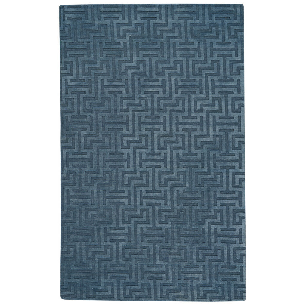 Arcade-Mystic Dusty Blue Hand Loomed Area Rug Rectangle image