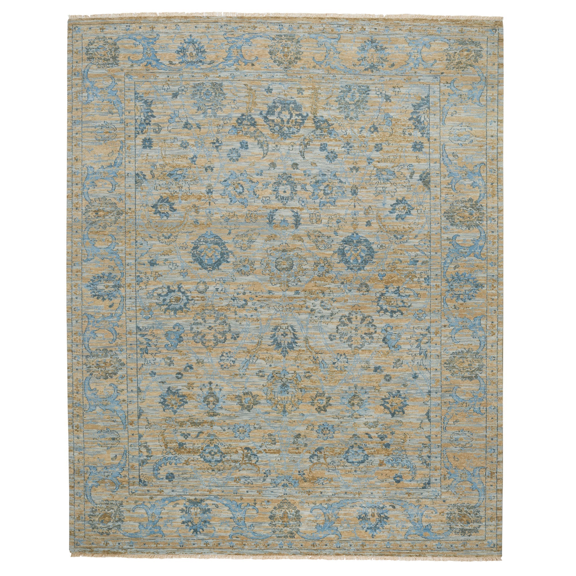 Andover Gold Hand Knotted Rug Rectangle image