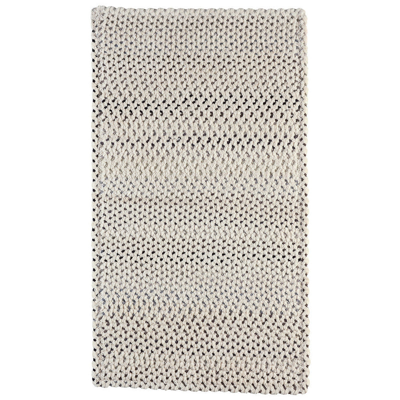 Dramatic Static Foggy Day Braided Rug Cross Sewn Rectangle image