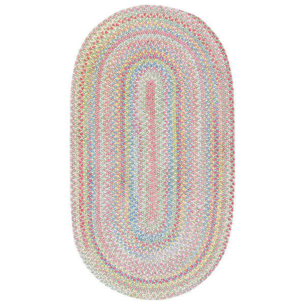 Cutting Garden Grass Braided Rug Oval image