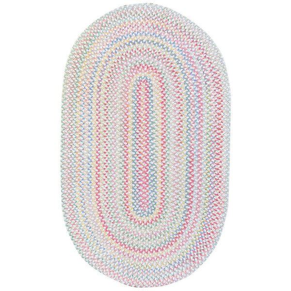 Cutting Garden Lily Braided Rug Oval image