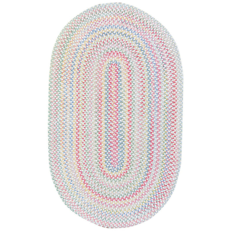 Cutting Garden Lily Braided Rug Oval image