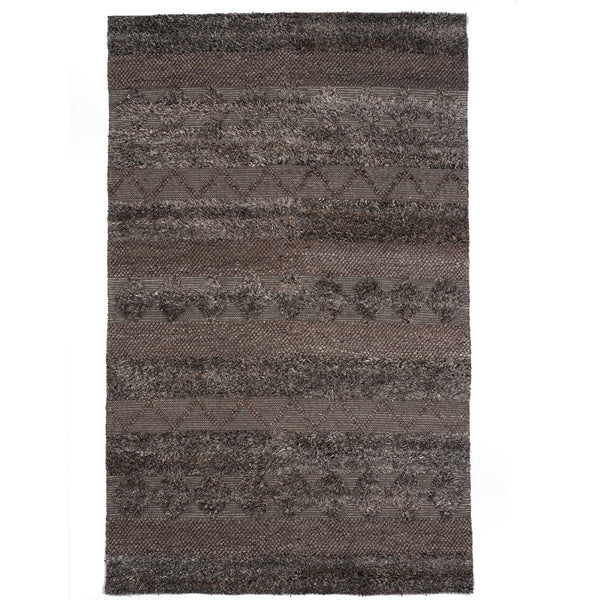 Boho Bliss Wood Hand Woven Area Rug Rectangle image