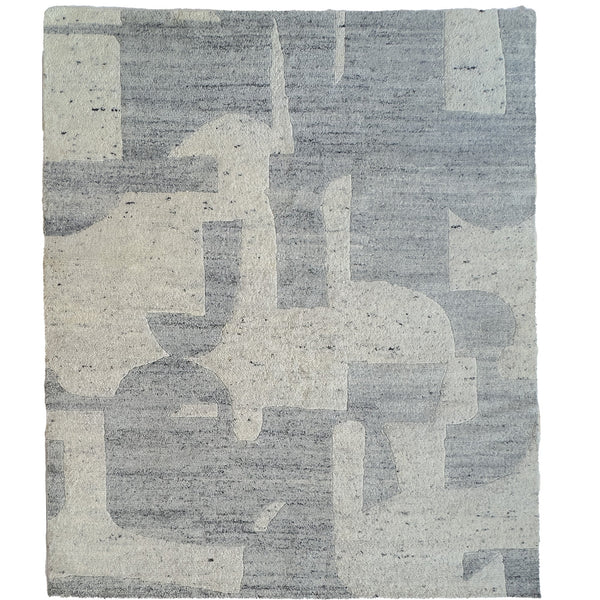 Jansson Metal Hand Knotted Rug Rectangle image