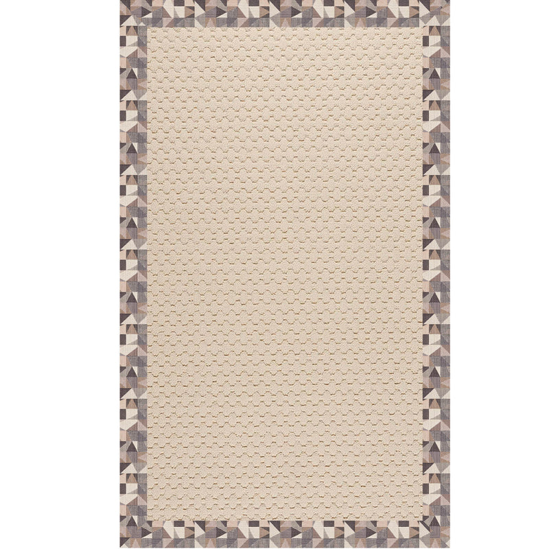 Creative Concepts-Beach Sisal Geo Bronze Indoor/Outdoor Bordere Rectangle image