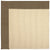 Creative Concepts-Beach Sisal Canvas Cocoa Indoor/Outdoor Bordere Rectangle image