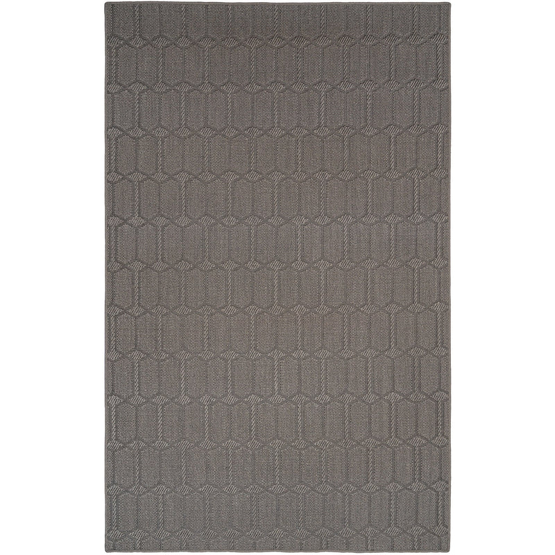 Petra Graphite Machine Woven Rug Rectangle image