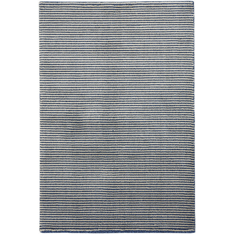 Gravity Blue Machine Woven Rug Rectangle image