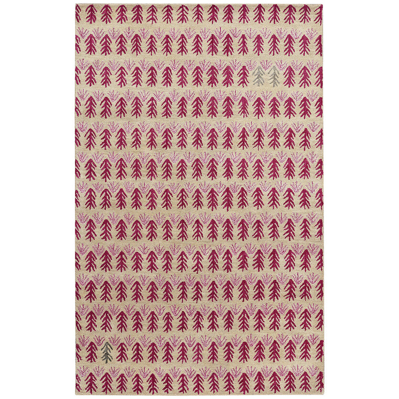 Sticks Berry Hand Tufted Rug Rectangle image