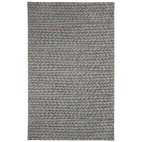 Ancient Arrow Grey Pigeon Hand Tufted Rug Rectangle image