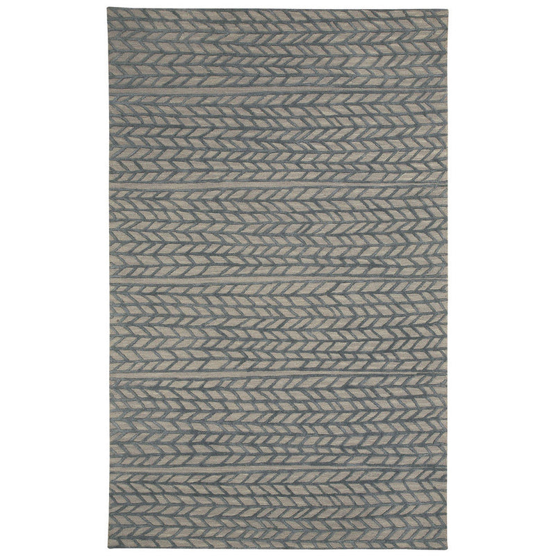 Ancient Arrow Grey Pigeon Hand Tufted Rug Rectangle image