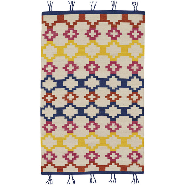 Valla Berry Leo Sun Flat Woven Rug Rectangle image