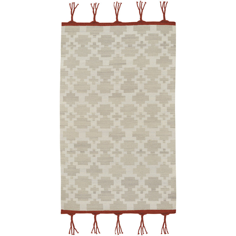 Valla Oyster Flat Woven Rug Rectangle image