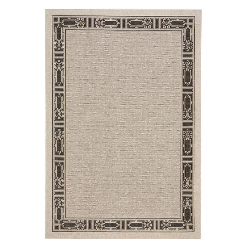 Finesse-Motif Noir Machine Woven Rug Rectangle image