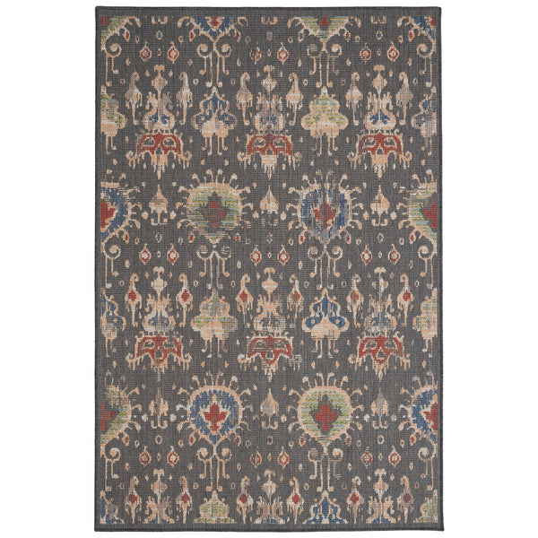 Captiva-Ikat Brown Machine Mad Rectangle image