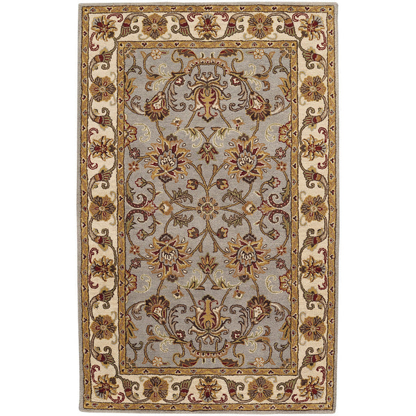 Eloquent Garden Grey Hand Tufted Rug Rectangle image