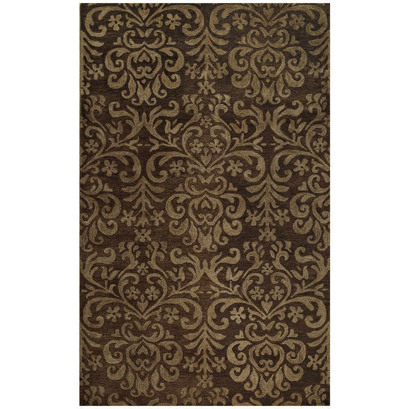 Filigree Espresso Hand Tufted Rug Rectangle image