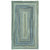 Homecoming Sky Blue Braided Rug Concentric image