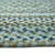 Homecoming Sky Blue Braided Rug Concentric Cross Section image