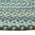 Homecoming Sky Blue Braided Rug Oval Cross Section image