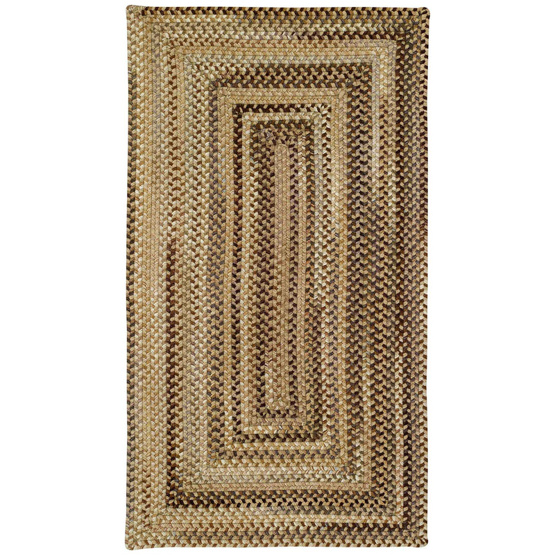 Homecoming River Rock Braided Rug Concentric image