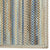 American Legacy Natural Blue Braided Rug Rectangle Corner image