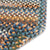 American Legacy Slate Blue Braided Rug Cross-Sewn Back image