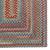 American Legacy Primary Multi Braided Rug Concentric Corner image