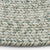 Stockton Light Green Braided Rug Round Cross Section image