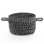 Stockton Dark Gray Braided Rug Basket image