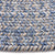 Stockton Medium Blue Braided Rug Round Cross Section image