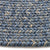 Stockton Dark Blue Braided Rug Round Cross Section image