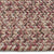 Stockton Medium Red Braided Rug Concentric Cross Section image