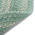 Bambini Aquamarine Braided Rug Oval Back image