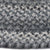 Bambini Cool Gray Braided Rug Oval Cross Section image