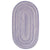 Bambini Periwinkle Braided Rug Oval image