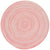 Bambini Pretty In Pink Braided Rug Round image