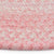 Bambini Pretty In Pink Braided Rug Oval Cross Section image