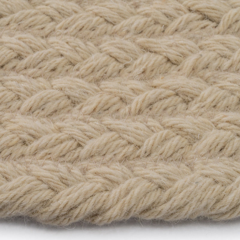 Naturelle Natural Braided Rug Round Cross Section image