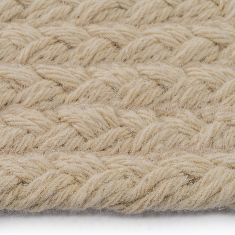 Naturelle Natural Braided Rug Oval Cross Section image